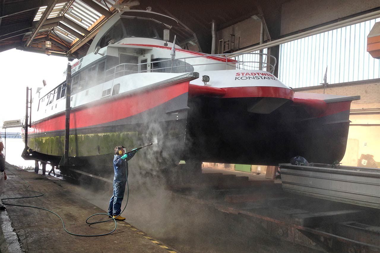 Katamaran-Reederei Bodensee trusts in DYNAJET