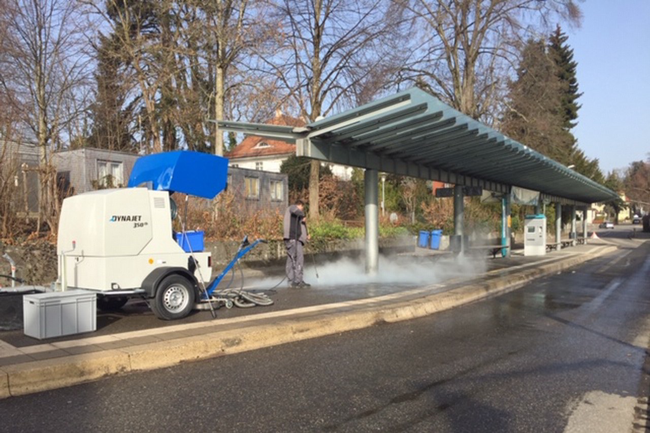 Major cleaning for the garden show in Lindau with the DYNAJET 350th